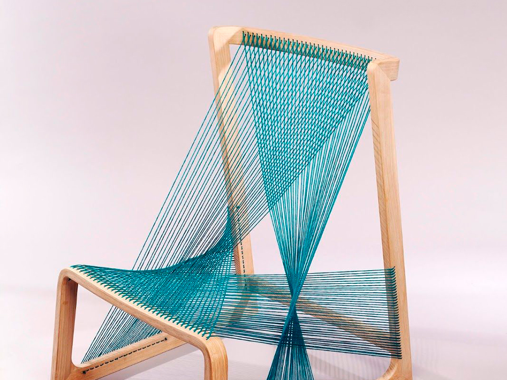 Alvisilkchair, el mobiliario sueco inspirado en el telar de Åsa Kärner