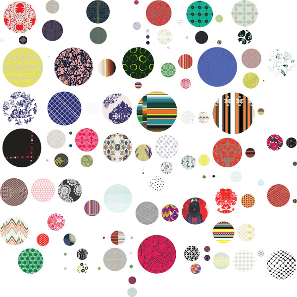 The Daily Pattern, diseño textil y de datos de Zara Atelj