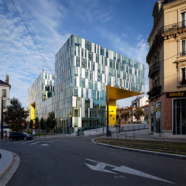 Ilôt Grüner, ciudad administrativa de Manuelle Gautrand en Saint-Étienne