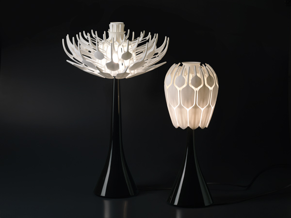 Bloom, lámpara 3D de Patrick Jouin para .MGX Materialise