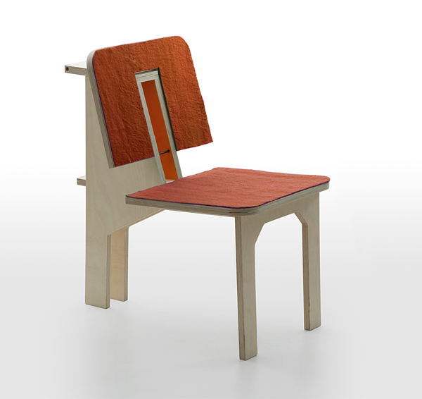 Double Chair de Matali Crasset, para Danese Milano