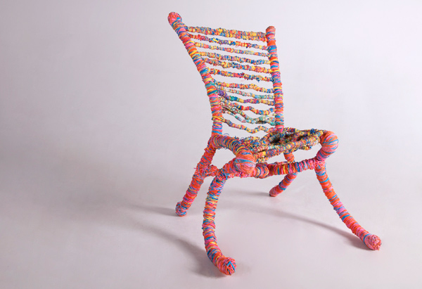 Rubberband Chair, la silla de gomas elásticas de Preston Moeller