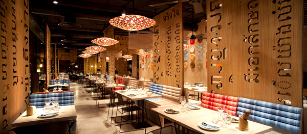 Lah! de Ilmiodesign, interiorismo de un restaurante oriental