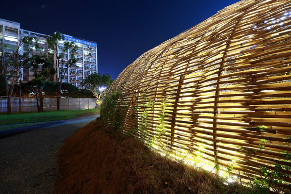 Cicada, pabellón de Marco Casagrande en Taipei