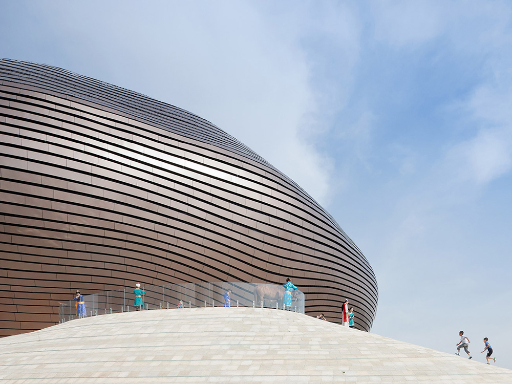 Ordos Museum, de  MAD Architects. Un museo en el desierto de Gobi