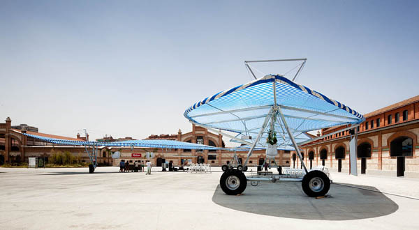 Escaravox, infraestructura agrosocial de Andrés Jaque para Matadero Madrid