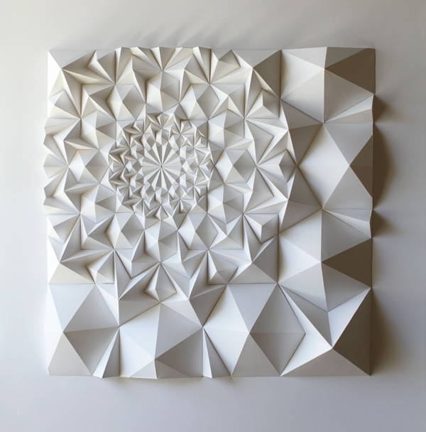 compromiso Prescribir Pendiente Artefactos y esculturas de papel de Matthew Shlian | Experimenta