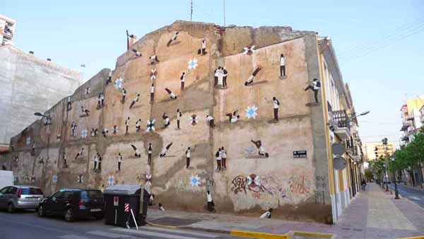 Escif, Vandalismo ilustrado en Villareal