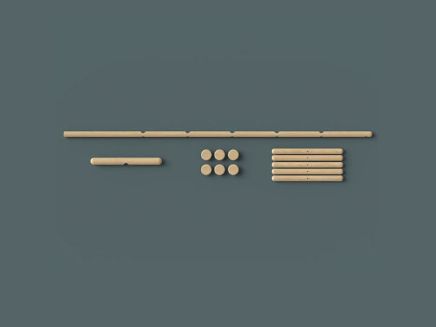Ondo, perchero, Kenyon yen, madera Ondo, perchero, Kenyon yen, madera