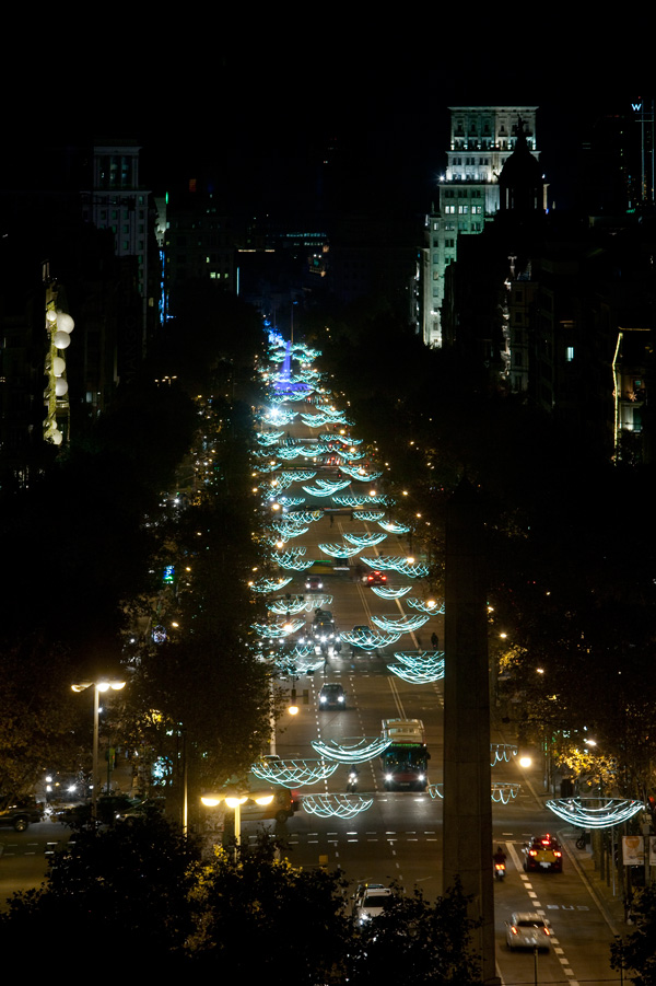 Emiliana design ilumina la Navidad del Paseo de Gracia de Barcelona