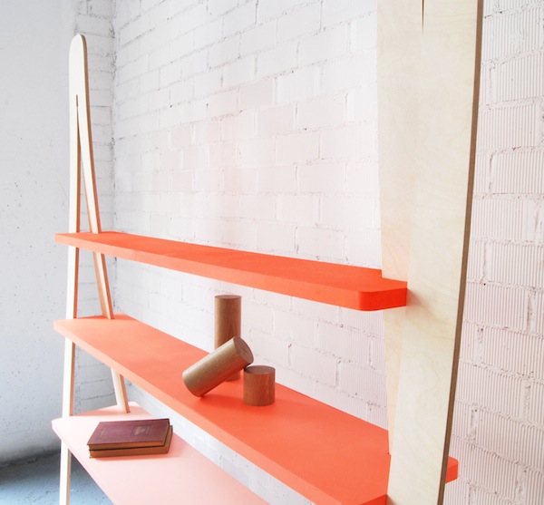 Gradient bookshelf