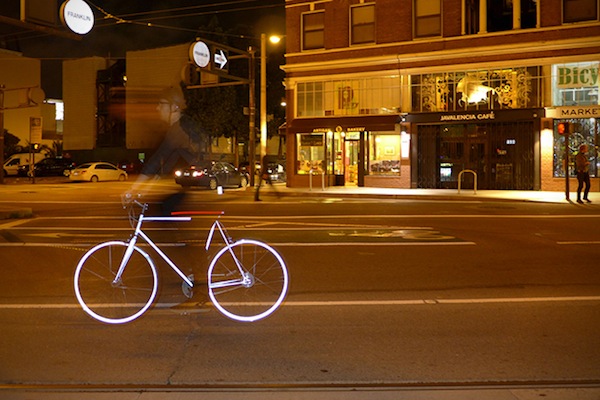 Bicicleta retroreflectante Lumen