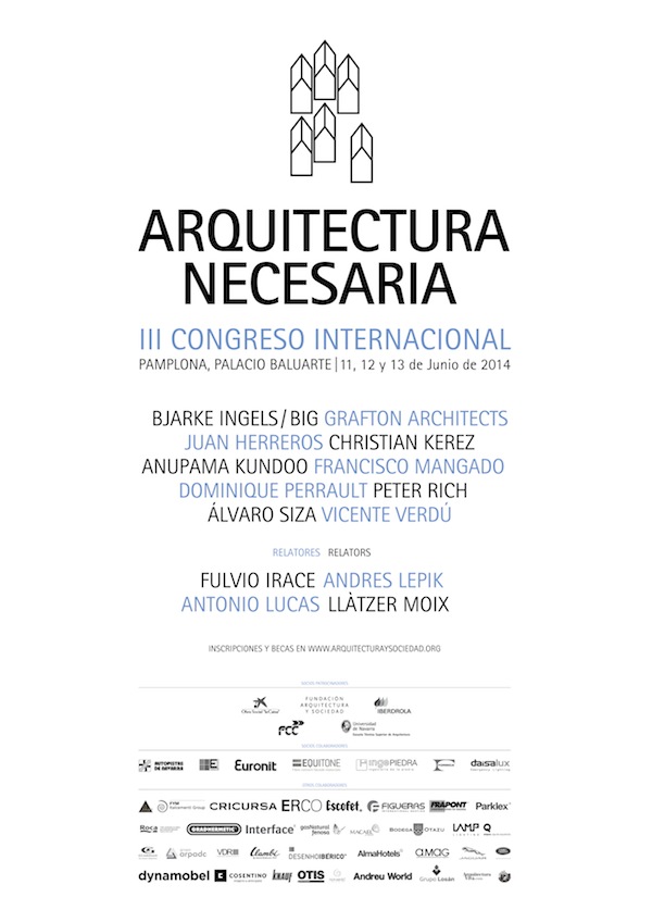 Becas de asistencia al III Congreso Internacional Arquitectura Necesaria