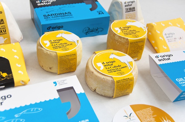 Oloramara, packaging para los productos asturianos D’origo Astur