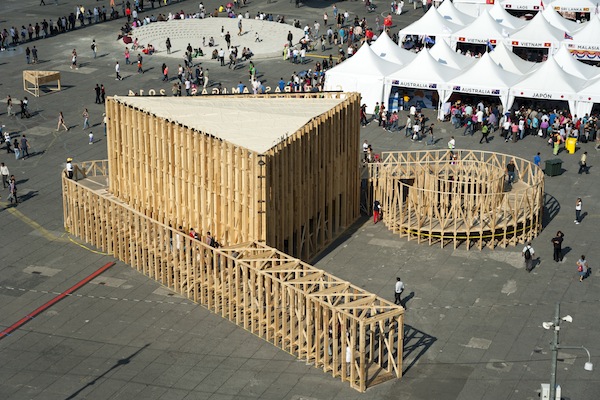 Pabellón para la Feria de las Culturas en Ciudad de México, por Productora