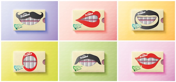 Packaging de Trident Xtra Care por Hani Douaji