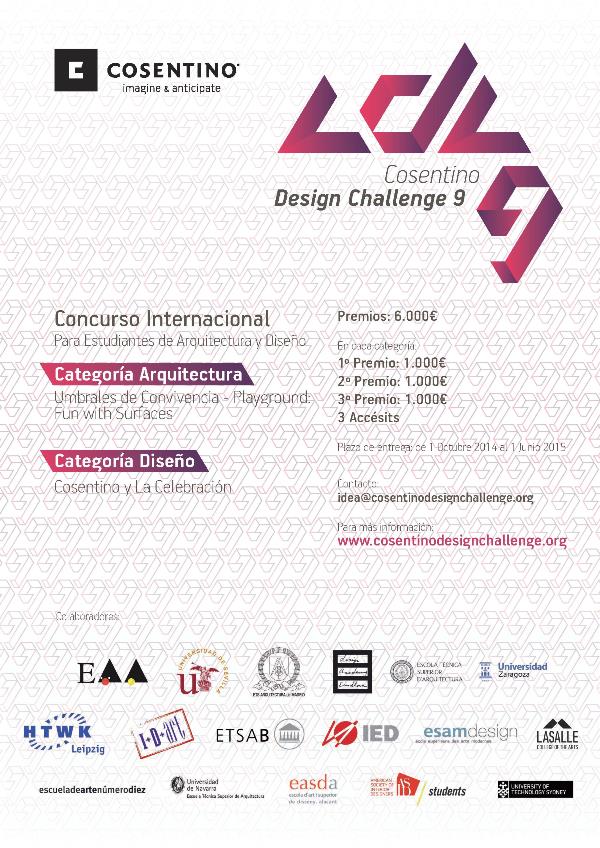 9ª edición del Concurso Cosentino Design Challenge