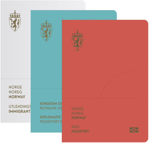 Neue Design Studio renueva la imagen de los pasaportes noruegos