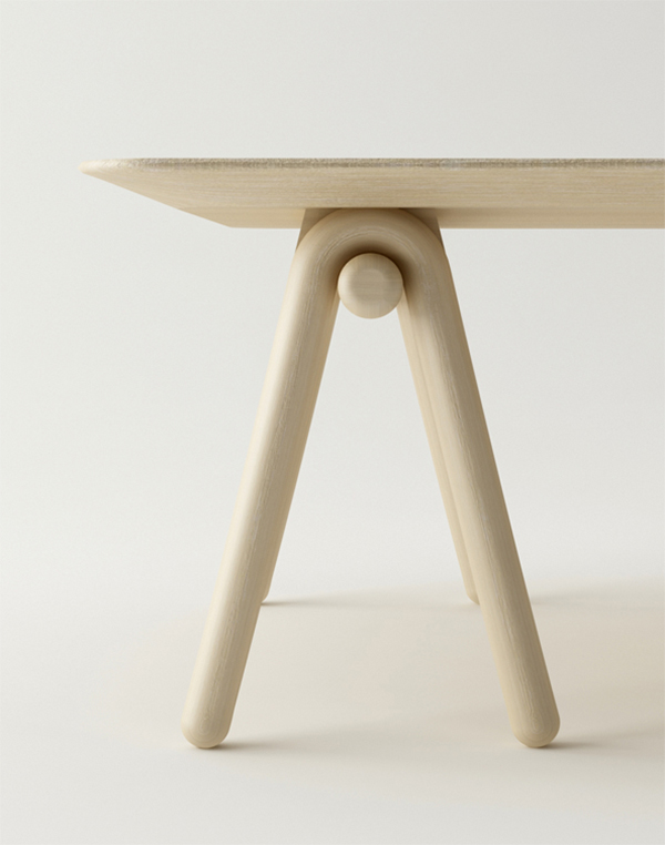 Stick, la mesa de Stone Design para Actus