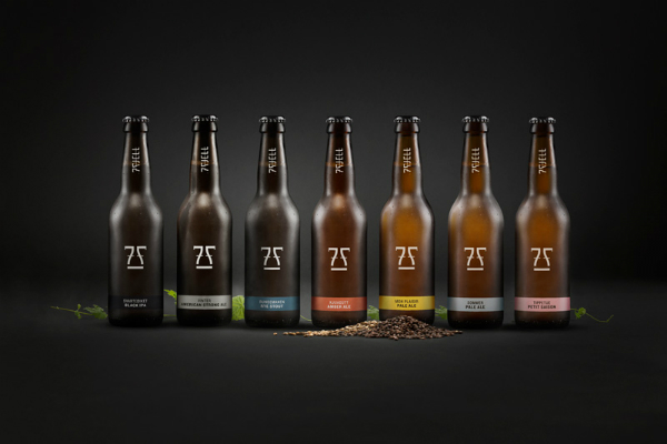 7 Fjell Brewery, identidad corporativa de Kind