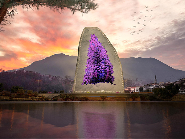 Amethyst Hotel, la geoda gigante de NL Architects