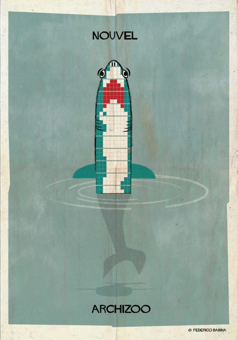 Archizoo, la pareidolia arquitectónica de Federico Babina