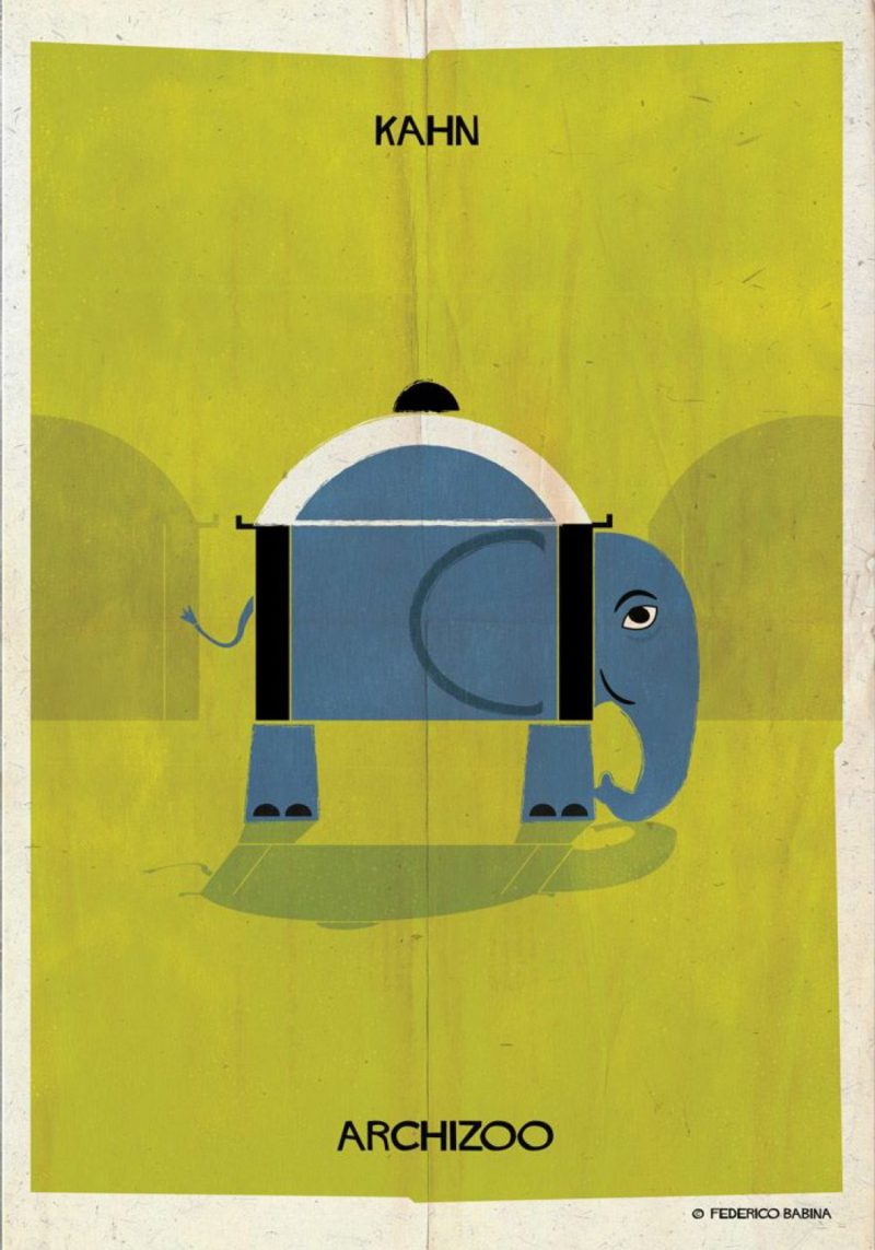 Archizoo, la pareidolia arquitectónica de Federico Babina