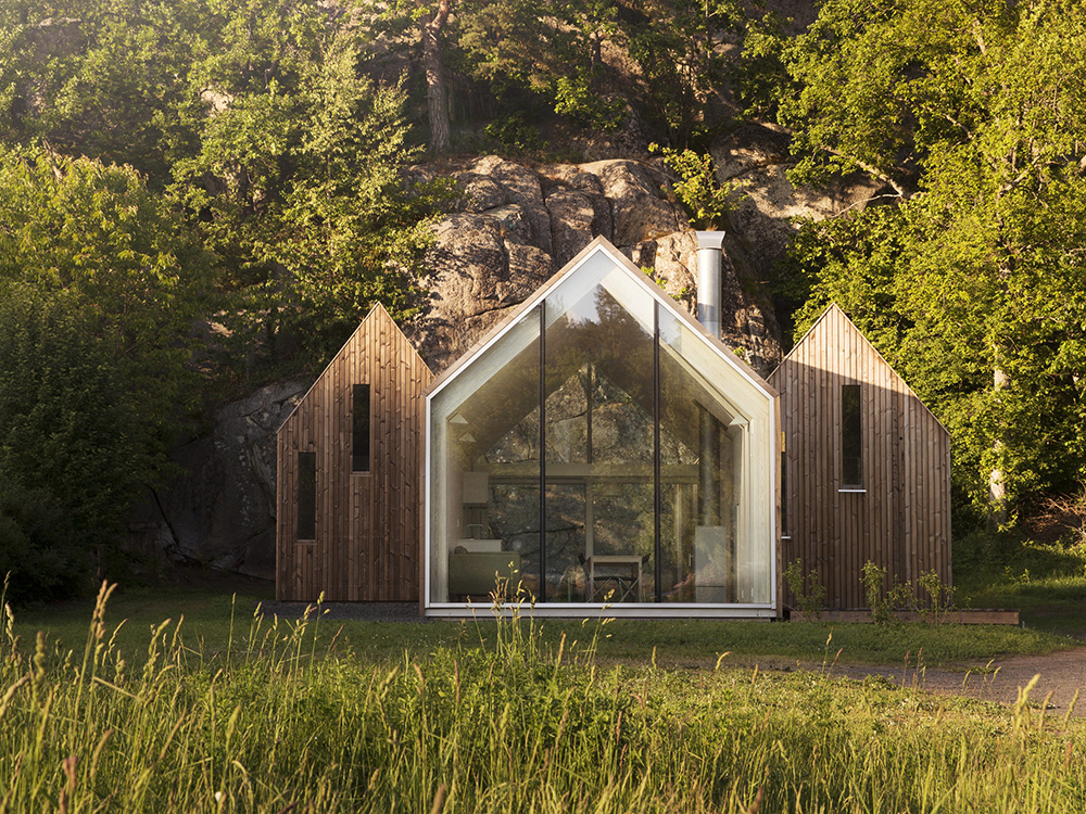 Micro Cluster Cabins: la geometría articulada de Reiulf Ramstad Arkitekter