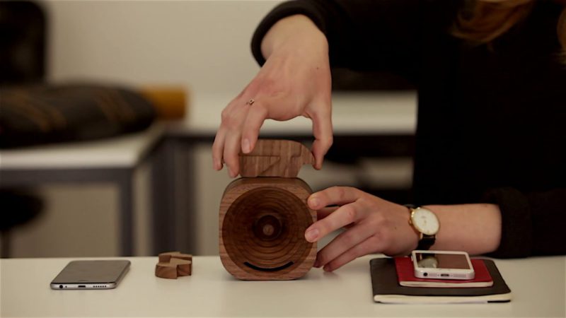 Trobla, el altavoz de madera para smartphones de Tok Tok