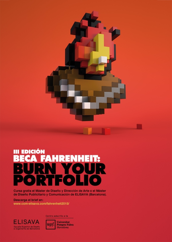 Beca Fahrenheit: Burn your portfolio. Elisava para nuevas promesas del diseño