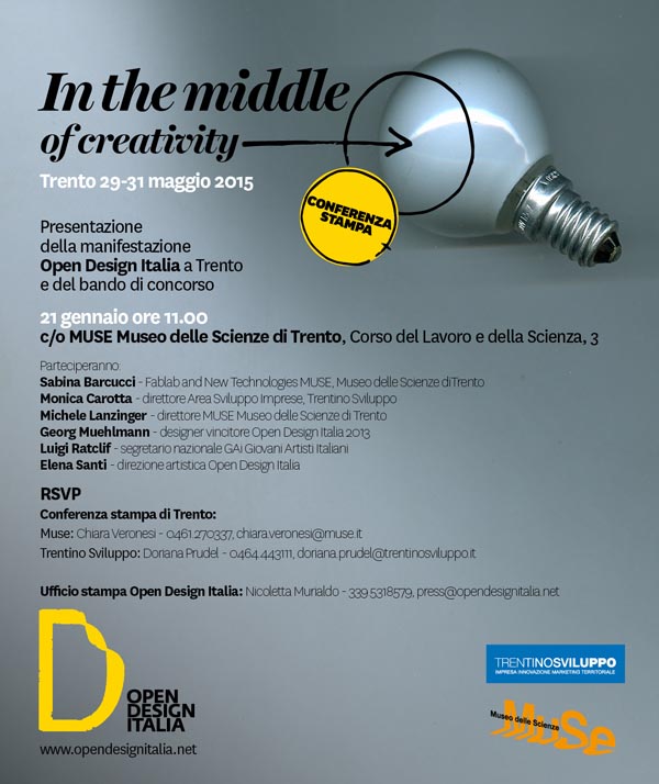 Autoproducción y creatividad en el Open Design Italia 2015