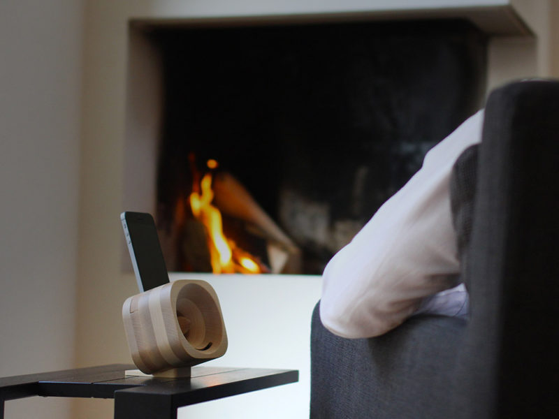 Trobla, el altavoz de madera para smartphones de Tok Tok