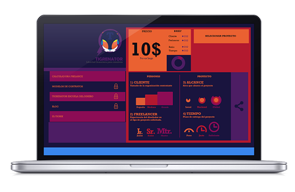 Tigrenator, app para calcular presupuestos de Risky