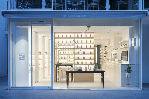 Beauty Library, el nuevo concepto de tienda de Nendo