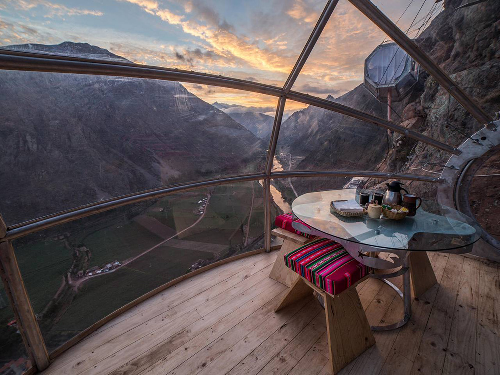 Skylodge Adventure Suites, un hotel de alturas en el Valle Sagrado de los Incas