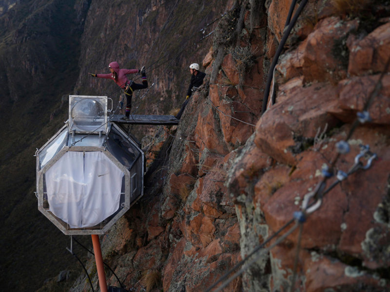 Skylodge Adventure Suites, un hotel de alturas en el Valle Sagrado de los Incas