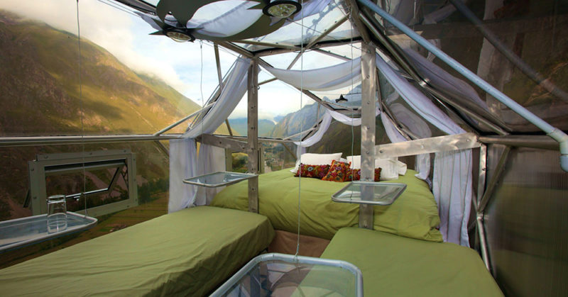 Skylodge Adventure Suites, un hotel de alturas en el Valle Sagrado de los Incas