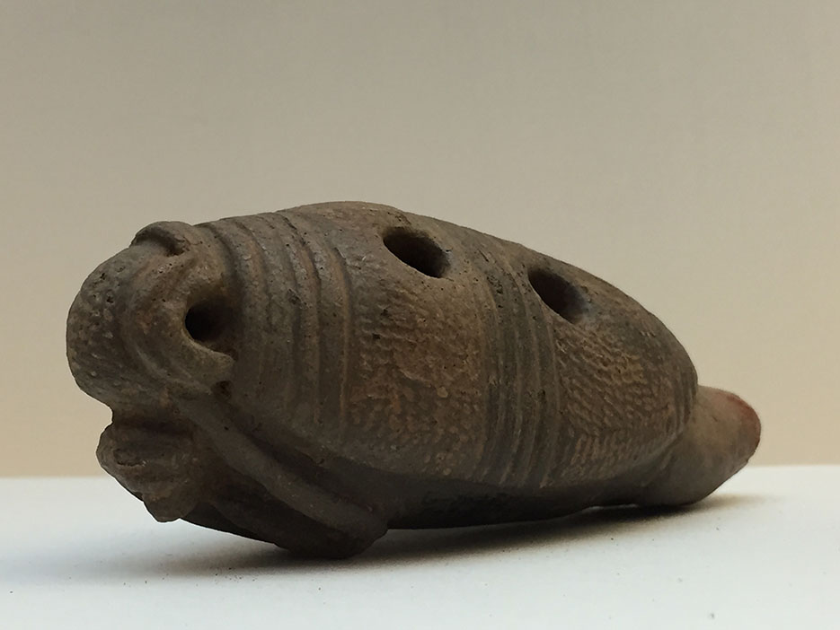 Una de las ocarinas expuestas, foto cortesía del Museo Nacional.