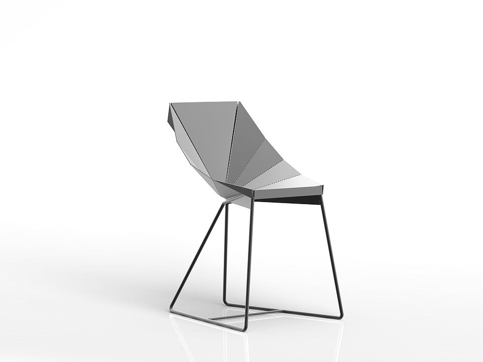 Chair-igami, la silla de origami de Uria Graiver