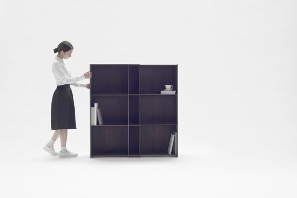 Nest Shelf, la estantería extensible y versátil de Nendo