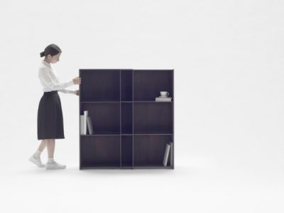 Nest Shelf, la estantería extensible y versátil de Nendo