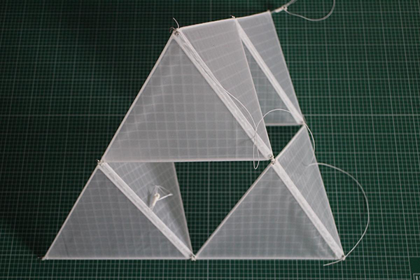 Open Kite, cometa DIY de Sehun Oh Design, 2015.