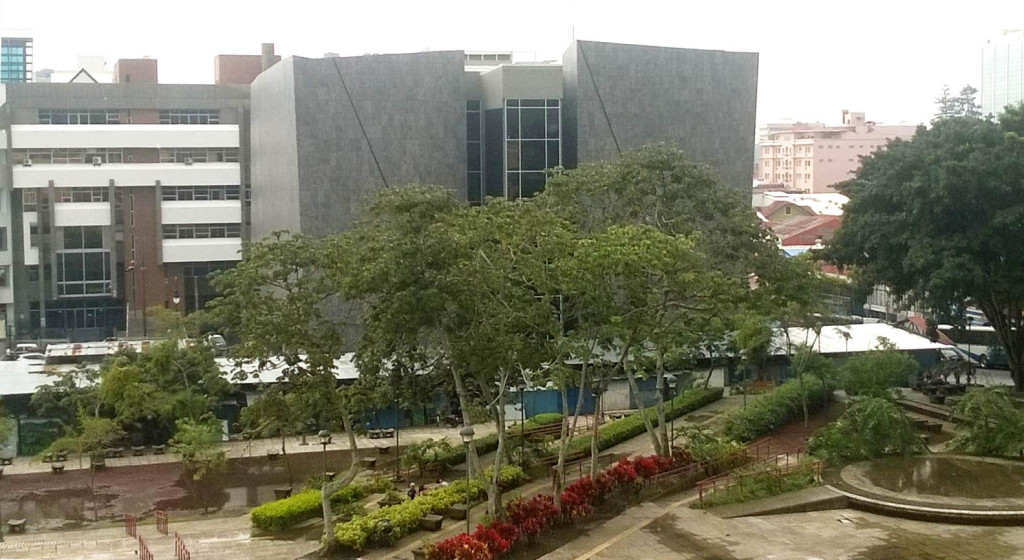 Parte posterior de el edificio del Museo de Jade Precolombino en San José. © LFQ