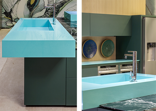 Acqua Fraccaroli, Silestone® by Cosentino. © Carlos Piratininga