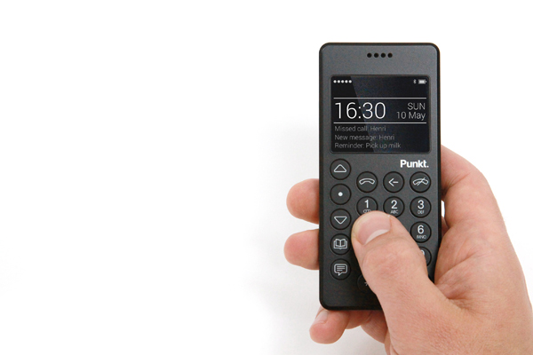 MP 01 Mobile Phone, la alternativa de Punkt y Jasper Morrison