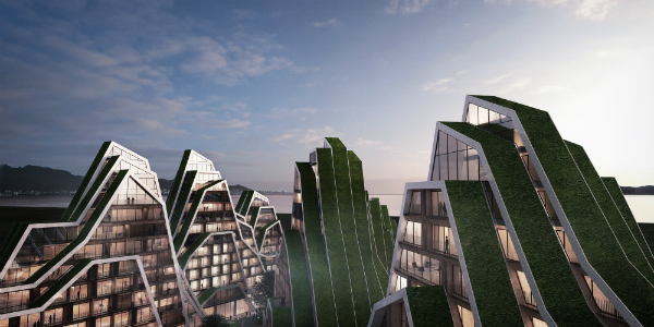 Hualien residences, Bjarke Ingels Group, Taiwán.