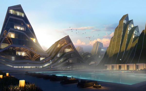 Hualien residences, Bjarke Ingels Group, Taiwán.