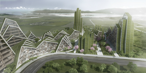 Hualien residences, Bjarke Ingels Group, Taiwán.