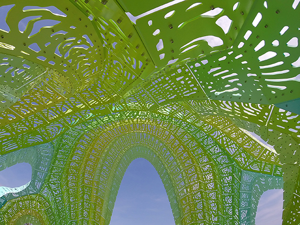 Pleated Inflation, Marc Fornes/Theverymany™, 2015.