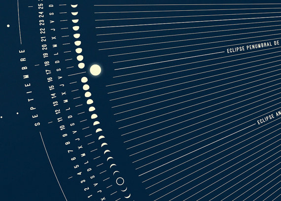 Calendario Lunar 2016, de FLOU FLOU Disoñadores Asociados